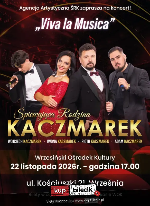 Plakat wydarzenia: "Viva La Musica"