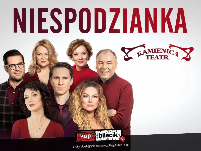 Plakat wydarzenia: Gwiazdorska obsada w spektaklu Warszawskiego Teatru Kamienica!