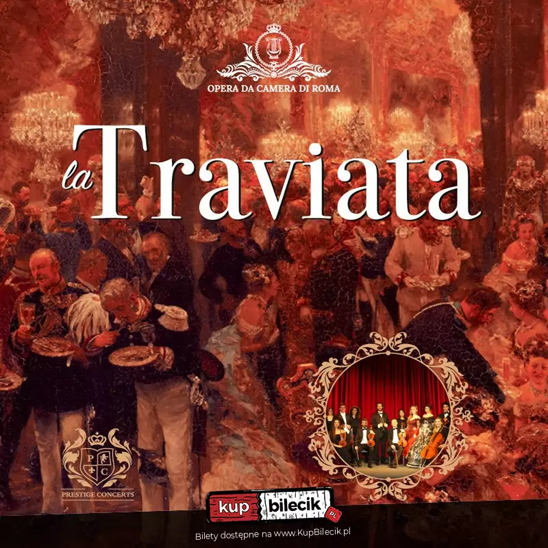 Plakat wydarzenia: Kameralne wydanie opery "La Traviata"