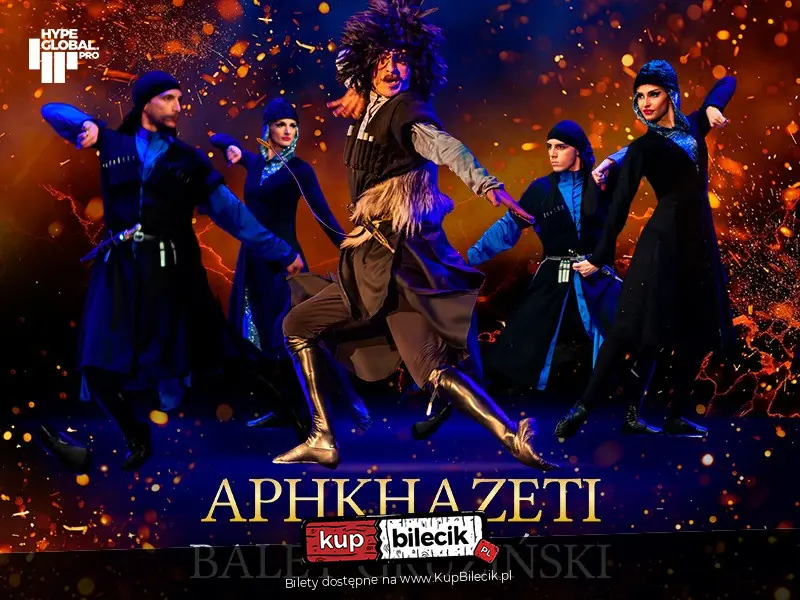 Plakat wydarzenia: APKHAZETI Narodowy Balet Gruzji z chórem i orkiestrą
