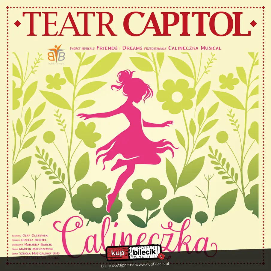 Plakat wydarzenia: Musical "Calineczka"