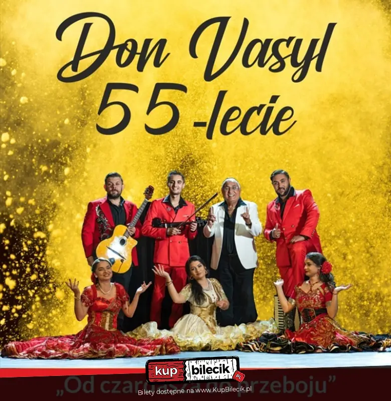 Plakat wydarzenia: Don Vasyl z Zespołem - 55-lecie