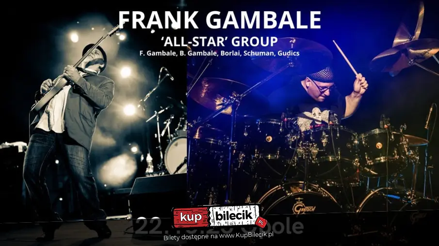 Plakat wydarzenia: Frank Gambale - All Star Group DRUMFEST OPOLE
