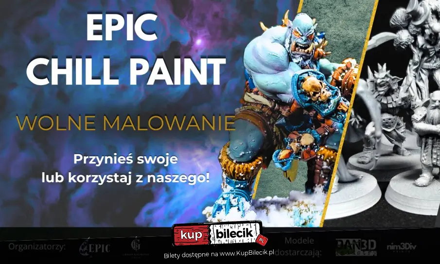 Plakat wydarzenia: EPIC CHILL PAINT - Wolne Malowanie i Integracja