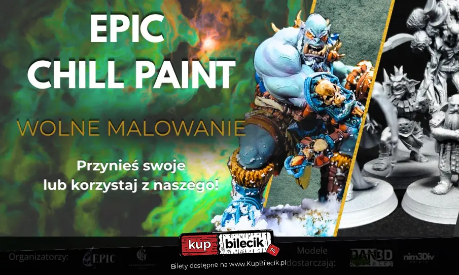 Plakat wydarzenia: EPIC CHILL PAINT - Wolne Malowanie i Integracja