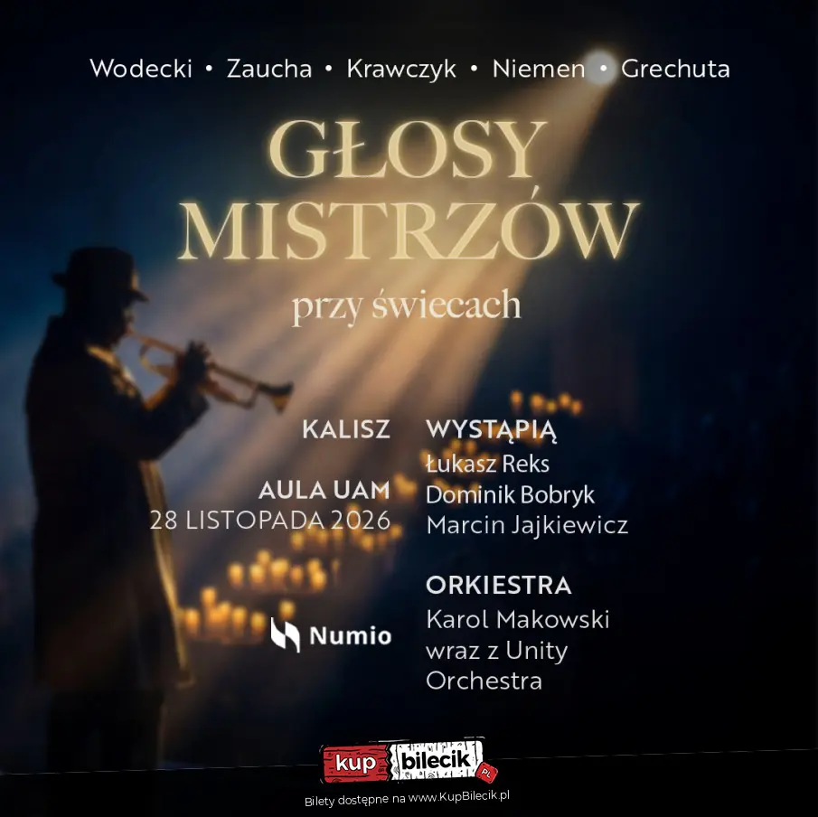 Plakat wydarzenia: Niezapomniany wieczór - wyjątkowe święto muzyki i hołd dla legend polskiej sceny!