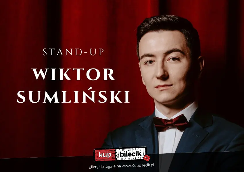 Plakat wydarzenia: Solowy program stand-upowy Wiktora Sumlińskiego