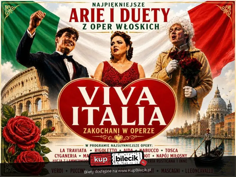 Plakat wydarzenia: Dolce Vita w rytmie opery