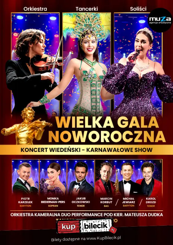 Plakat wydarzenia: Koncert Wiedeński - Karnawałowe Show - Jedyne Takie w Polsce!