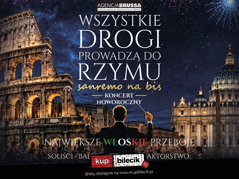 Plakat wydarzenia: Wszystkie Drogi Prowadzą do Rzymu