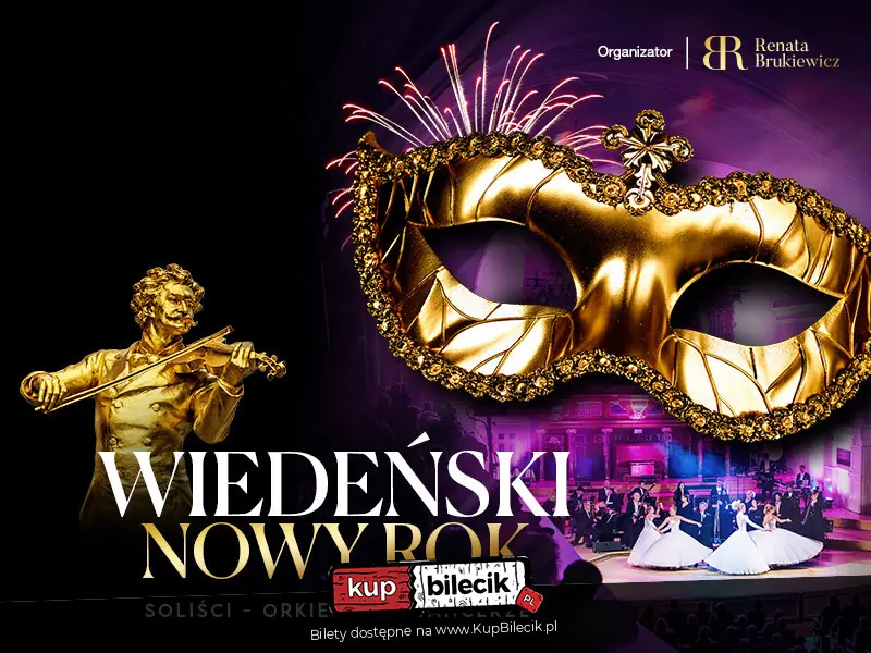 Plakat wydarzenia: Wiedeński Nowy Rok Soliści -Tancerze-Orkiestra