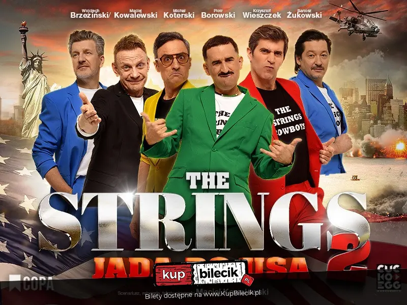 Plakat wydarzenia: Brzeziński, Koterski, Żukowski, Wieszczek, Borowski