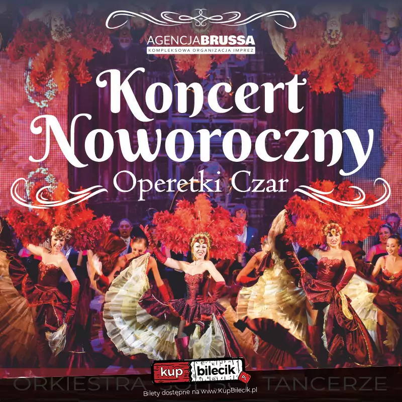 Plakat wydarzenia: Operetki Czar - Koncert Noworoczny