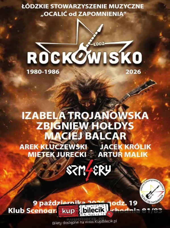 Plakat wydarzenia: ROCKOWISKO ŁÓDŹ 2026 - 3. EDYCJA