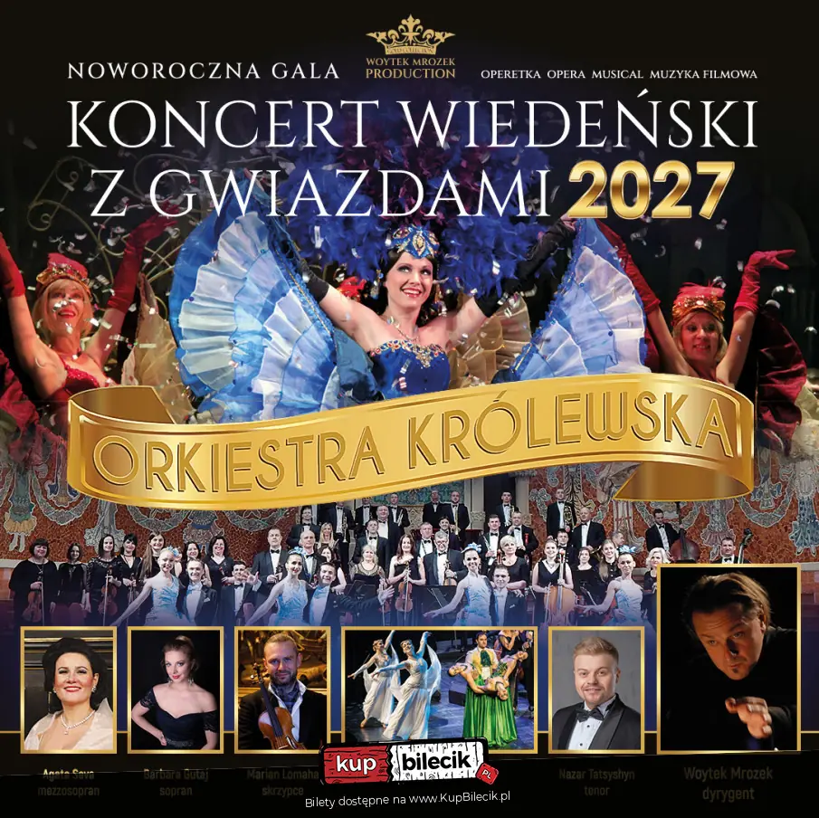 Plakat wydarzenia: Najpiękniejsza Gala Noworoczna