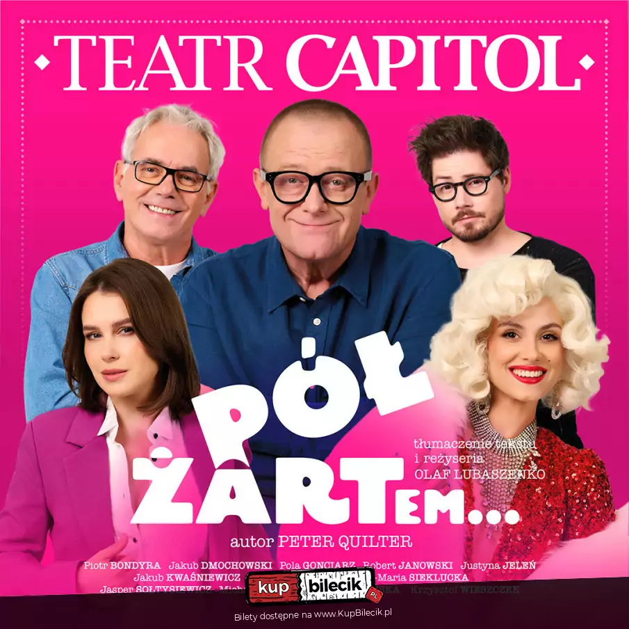 Plakat wydarzenia: "Pół żartem..." - komedia, której nie da się zapomnieć!