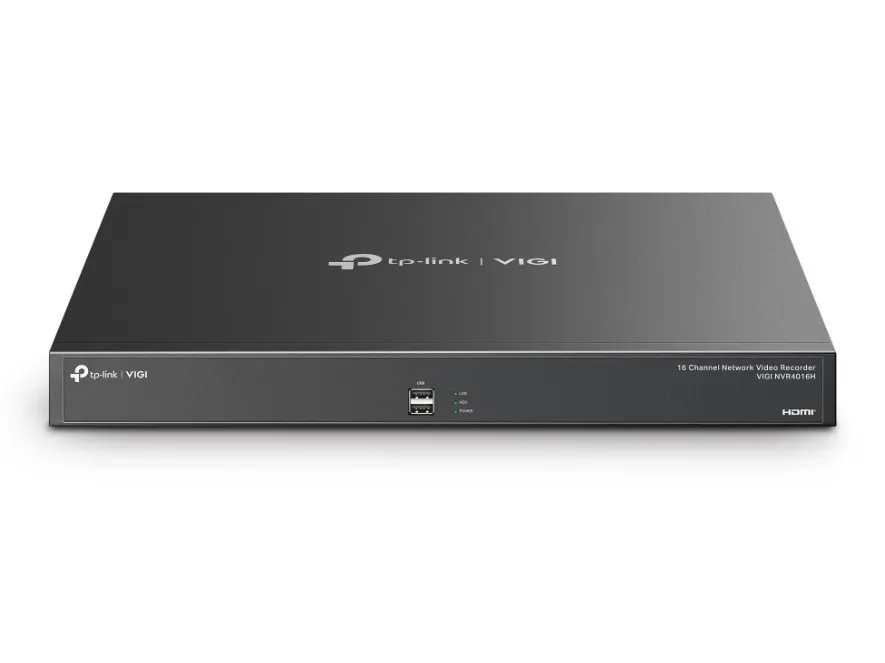 TP-LINK Rejestrator wideo 16 Channel 16-Channel, 320Mbps Incoming Bandwidth, 320Mbps Outgoing Bandwidth, 8MP Resolut VIGI NVR4016H