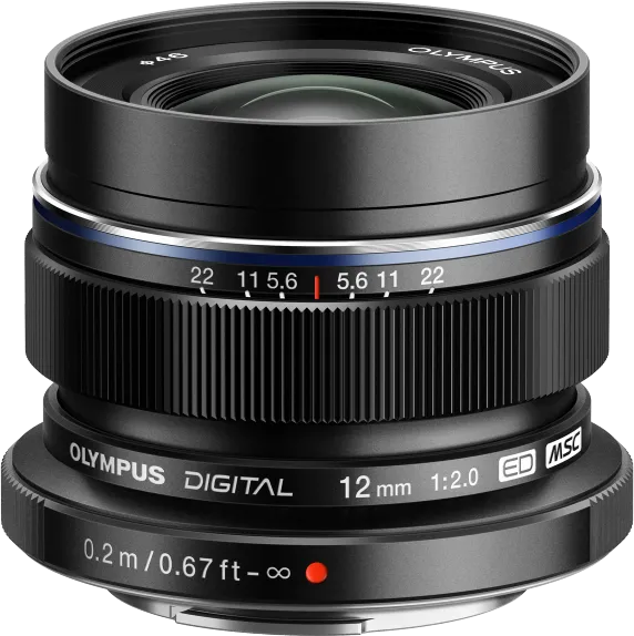 M.Zuiko Digital ED 12 mm F2.0 (czarny)