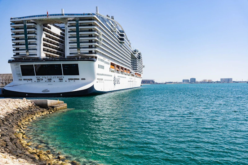 Msc Cruise w porcie w Ad-Dausze