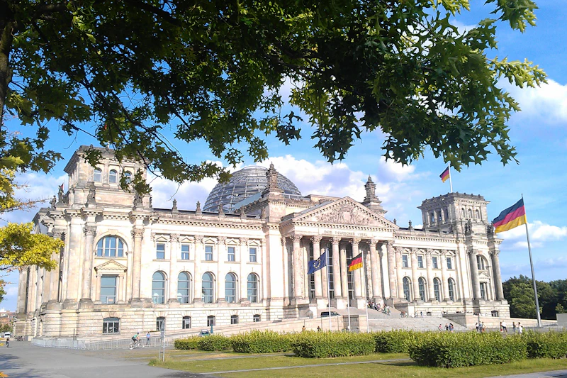 Budynek Reichstagu w Berlinie