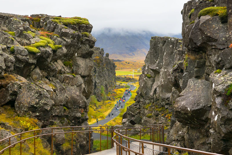 Płyty tektoniczne w Thingvellir