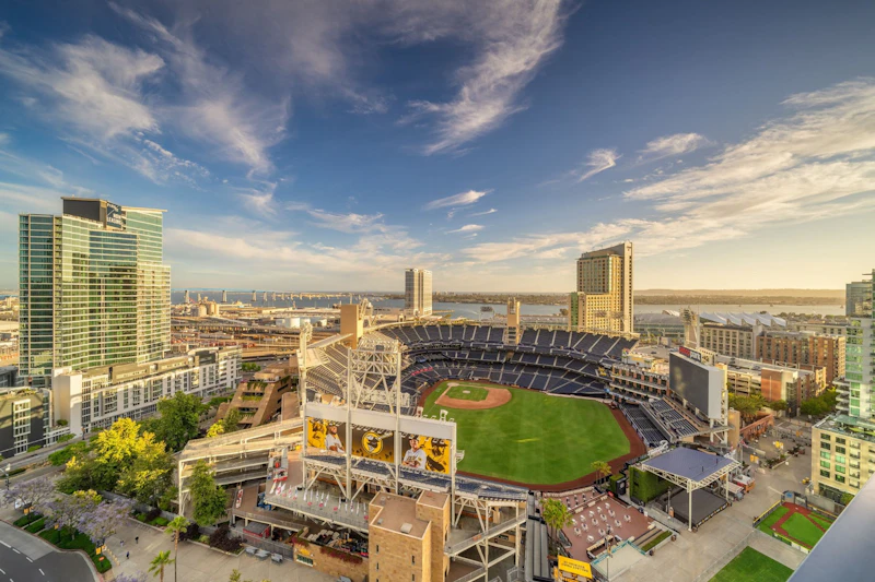 Zdjęcie lotnicze Petco Park